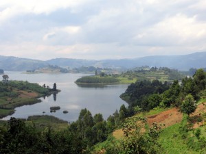 Lake Bunyonyi in Uganda