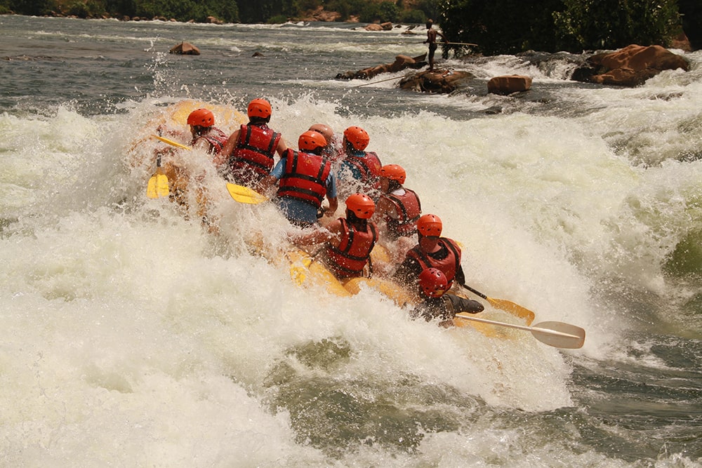 G Adventures Review — White River Rafting on the White Nile River, Uganda.