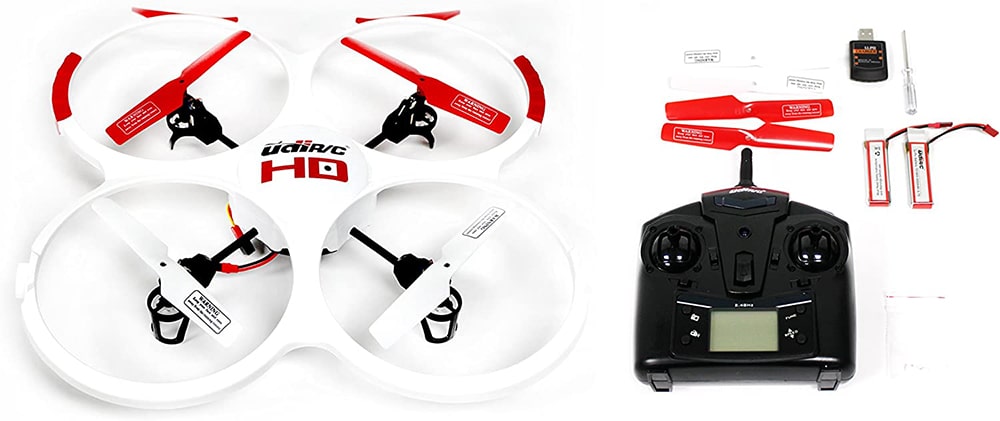 UDI 818A HD Drone Review — UDI 818A HD Quadcopter with Accessories.